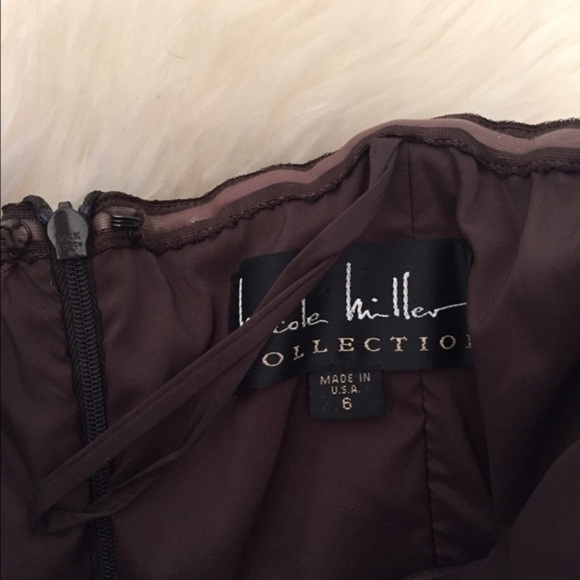 NICOLE Miller Collection techno metal dress - Picture 4 of 5